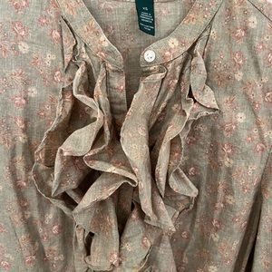Ralph Lauren ruffle blouse